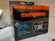 Mongoose Bike Tube for Fat Tire Bicycles Schrader Valve 20x 4-4.9 inch Black New