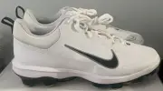 Authentic Nike Force Mike Trout 9 Pro MCS cleats white metallic silver black 12