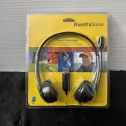 Rosetta Stone Headset Microphone USB For Language Learning Software - NEW SEALED