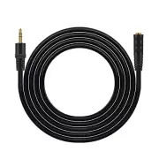 3.5mm 1/8" TRS Male to 3.5mm 1/8" TRS Female Stereo Jack extension Cable B25