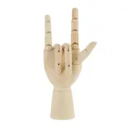 Women Hand Body Artist Model Jointed Articulated Wood Sculpture Mannequin(1)