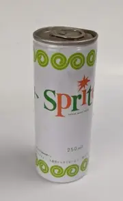 1970's Collectible JAPANESE SPRITE Soda STEEL Can JAPAN スプライト Sealed 250 ml JAS