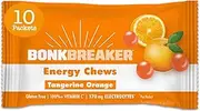 Bonk Breaker Nutrition Energy Chews, Tangerine Orange, 1.76 Oz (10 Count), Gluten Free & Dairy Free