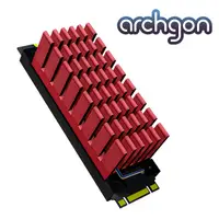 在飛比找PChome24h購物優惠-archgon M.2 2280 SSD 散熱片組 HS-0