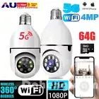 360° Wireless Wifi IP Camera E27 Light Bulb Home Security 1080P Full HD Cam Lamp