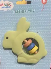 Magic Years Silicone Baby Teether Toy Bunny