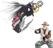 Dry Fly Hooks - Handmade Realistic Fishing Fly Lures - Wear-Resistant Supplies for Bass Trout Pickerel Walleye Bream