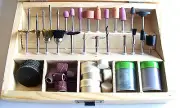 100pc ROTARY TOOLS ACCESSORY BIT WIRE WHEEL BRUSH STONE CUTTING WHEELS BUFFS SET
