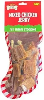 250g Doglisious Christmas Stocking Mixed Chicken Jerky