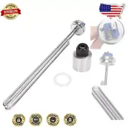 Durable 1.5" Tri-Clamp Heating Element - 6500W Immersion Watertight Solution