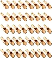 40 Pcs Mini Wooden Spoon, Mini Bath Salt Spoon, Wooden Candy Spoon, Washing Powder Spoon Spoon Set Baby Spoon