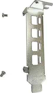 New Low Profile Short Bracket Replacement for NVIDIA Quadro K1200 NVS 510 P400 P600 P620 P1000 K1200 NVS510 T600 T1000 with 2X Screws