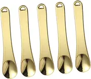 5pcs Gold Eye Cream Mini Lotion Spatulas for Face Cream Makeup Application Skin Spatula Set Portable Design