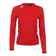 Adidas Women's Red Climalite Iconic Training Hoodie CY7649