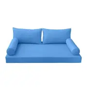 *COVER ONLY*-Style 2 Daybed Mattress Bolster Pillow Covers Piped Trim Full-AD102
