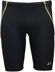 MASHALO(マシャロ) 104163-003 Men's Box Swimsuit 104163-003 BLK x YEL x PUR L
