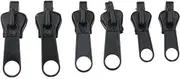 Zipper Slider Replacement | Zipper Pull Fixer Slider,Size 3 5 7, 6 Zipper Parts Kit for Coats, Jackets, Tents, Backpacks, Luggage
