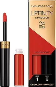 Max Factor Lipfinity Lipstick for Women, # 130 Luscious, 0.14 Ounce
