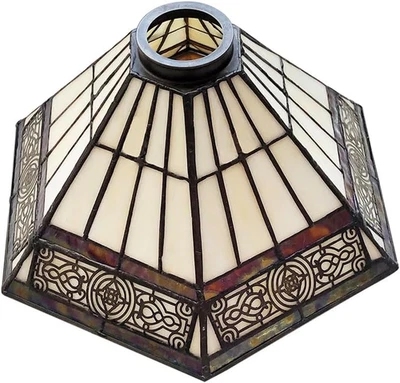 Tiffany Glass Lampshade Replacement Stained Glass Lampshade Pendant Lamp Shade R