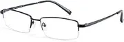Cyxus Blue Light Glasses Business Men/Women Computer Eyewear UV Protection Anti Eye Fatigue Eyeglasses TR90 Lightweight Frame (Black 8731)