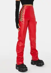 [THE KRIPT] Jaxon Vegan Leather Pants