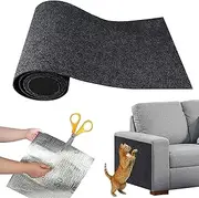 200 cm x 40 cm Self-Adhesive Cat Wall Scratching Mat, DIY Cat Scratching Board for Protecting Carpets, Sofa, Furniture