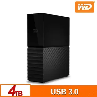 WD My Book 4TB 3.5吋外接硬碟 WDBBGB0040HBK