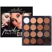 8/16 Colors Makeup Concealer Palette Kit Pro Face Contour Highlighter Powder Set