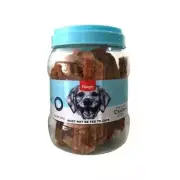 Wanpy Dry Chicken Jerky Strips Dog Chews Treats 567g Jar