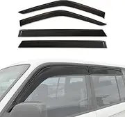AUSGO Weathershields Compatible with Toyota Landcruiser Prado 90 95 Series 1996-2002, Weather Shields Window Visors Wind Deflectors Sun Rain Guard 4PCS Set