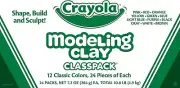 Creative 24-Piece Kids Modeling Clay Classpack - Soft, Non-Hardening & Reusable