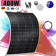 400W Flexible Solar Panel Kit Mono Cells 12V 400 Watt Camping Caravan Charging