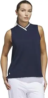 [adidas] Women's Go-to Sleeveless Polo Shirt