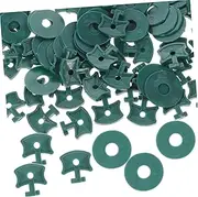 200pcs Greenhouse Fixing Clips Washers Plant Netting Hanger for Greenhouse Accessory