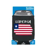 Liberia Country Flag Nationality - Stubby Holder With Base