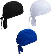 [GOOHOCHY] 3pcs Men's Sunproof Cycling Hat Breathable Outdoor Hat for Sports Comfortable Do Rags Quick Dry Feature