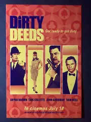 MOVIE / FILM POSTCARD, AUSSIE FILM… Dirty Deeds…Toni Colette, Sam Neill, 2002