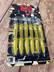 Barbecue Bob Corn on the Cob holders 12 yellow new in box