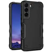 Galaxy S22 Case Heavy Duty Dual Layer Slim Shockproof Cover - Black