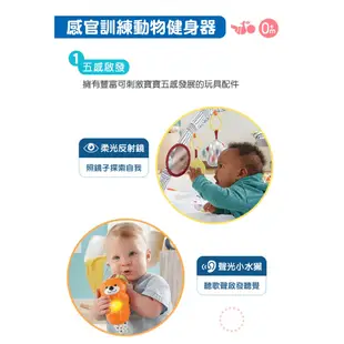 【Fisher-Price 費雪】感官訓練可愛動物健身器