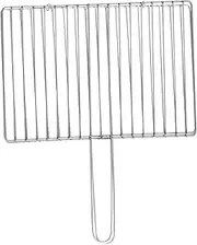 1Pc Stainless Steel Barbecue Net Clamp Tool for Grilling Fish Vegetables Meats Durable BBQ Rack for Outdoor Cooking Camping Picnics Easy to Clean Barbecue Mesh Clip