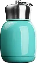 200ml Mini Thermoses Flask Water Bottle Vacuum Flasks Coffee Milk Drinking Cup Leak-Proof Hot and Cold Water Bottle Travel Drinking Bottle for Home Outdoors (Teal)