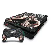 OFFICIAL UFC ALEXA GRASSO VINYL SKIN DECAL FOR PS4 SLIM CONSOLE & CONTROLLER