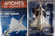 EF 2000 TYPHOON - UK AIR FORCE - FIGHTER AIRCRAFT scale 1:100 Diecast - SALVAT
