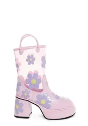 [Sugar Thrillz] Chasing Daydreams Rain Booties - Pink
