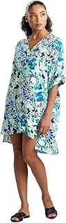 [N Natori] Women's Fusion Fans-Challis Sleepshirt Length 36"