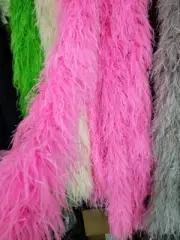 6 ply - 20 ply Purple Fluffy Ostrich Feathers Boa Wedding Party Decoration Scarf