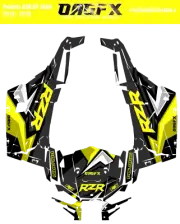 2014 - 2018 Polaris RZR XP 1000 Graphics Kit D36-4 Yellow