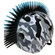 Peewee 3D Camo Mohawk Helmet