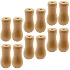 12 Pcs Wooden Drop Curtain Accessories Window Blind Cord Knobs Blinds Pull